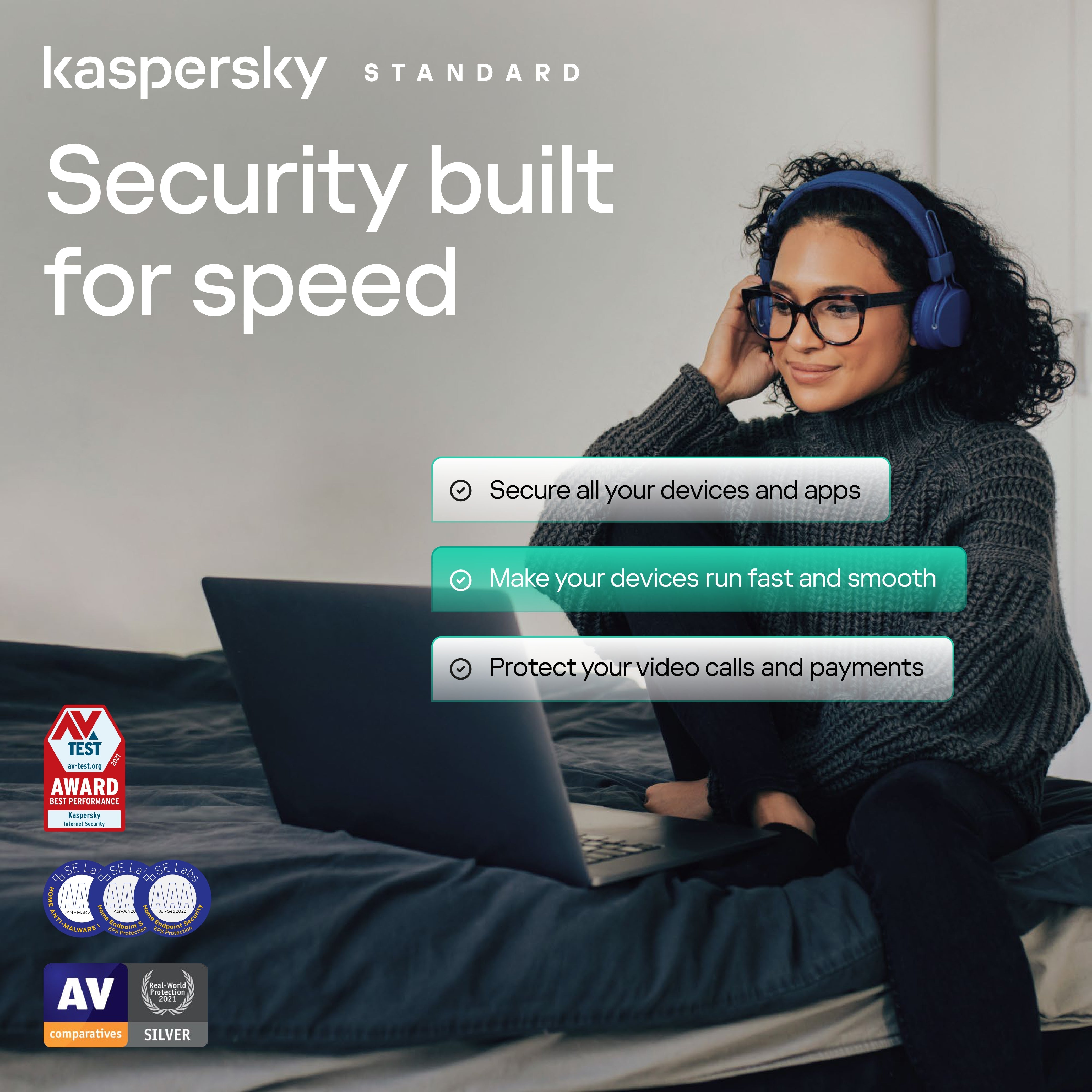 Kaspersky Standard Antivirus 2025 - (ESD) Electronic Licence